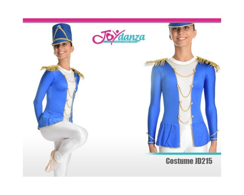 Costume soldatessa majorette per danza classica e moderna