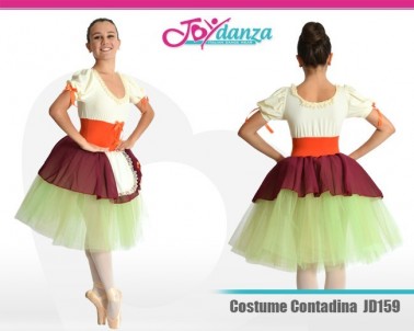 Costume Contadina Danza Classica