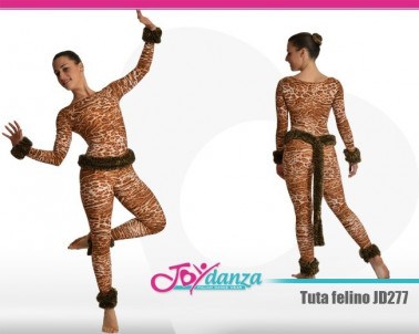 Tuta leopardo Danza Moderna Tute accademiche