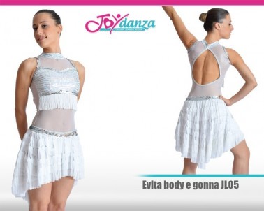 Body con gonnellone Danza Moderna Latino e Caraibico