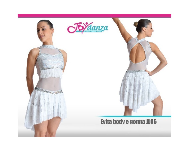 Body con gonnellone Danza Moderna Latino e Caraibico