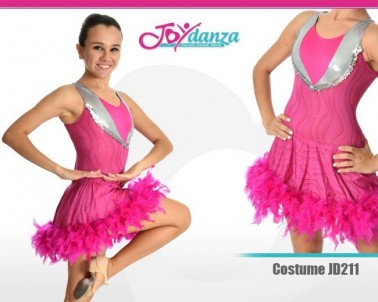 Costume con piume Danza Moderna