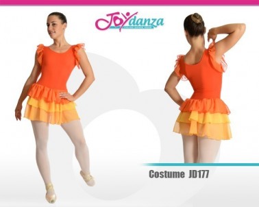 Costume Danza Classica tricolore