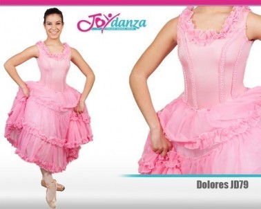 Abito Da Balletto IBAKOM Per Bambina - Con Spalline Sottili, Perline E Ricami Oro - Taglie 4-14 Anni - Blu Reale