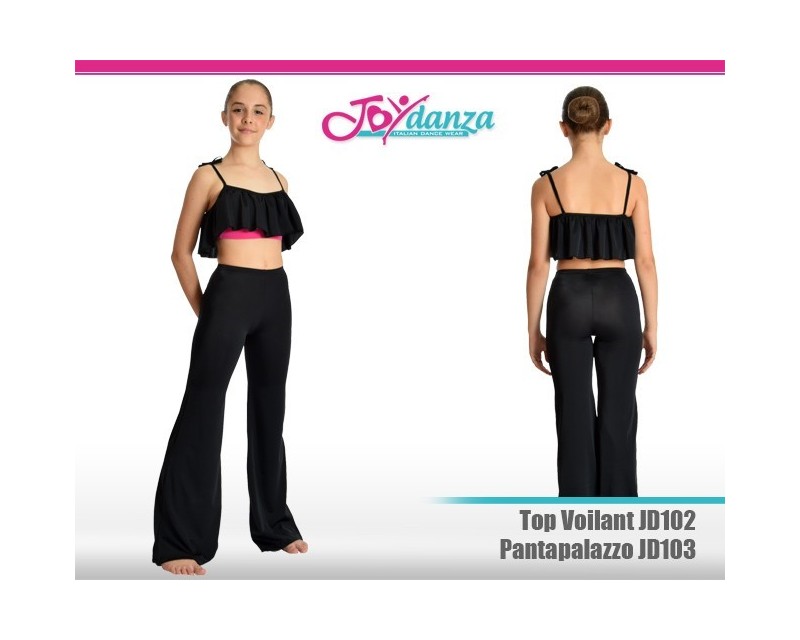 Pantalone e top bicolore Abbigliamento Danza