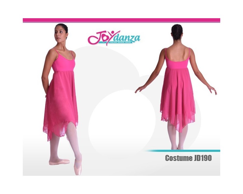 Costume Danza Classica gonna a doppio velo di chiffon