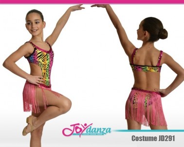 Costume Moderno gonna a frange Danza Moderna Costumi moderna e musical