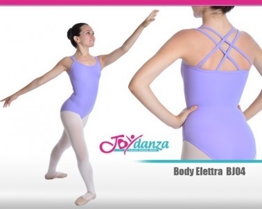 Body Danza Cotone Lycra Maniche Flutter Body Danza MdnMd Con Gonna | Bambina | Taglia 4-6 Anni | Viola Abbigliamento Danza Bambini Cotone Lycra
