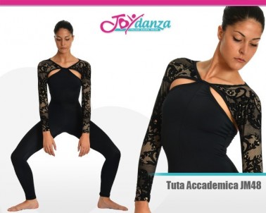 Tuta danza con pizzo