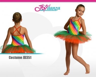 Tutu Arcobaleno Costumi Danza Classica Danza Moderna Costumi moderna e musical Tutu per bambina