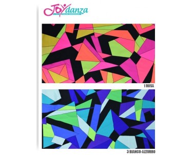 Lycra Fantasia Geometrica Colori e Tessuti Elastici per corpo