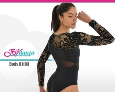 Body in tre stoffe e inserti