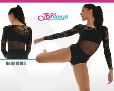 Body in tre stoffe e inserti
