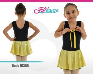 Body con gonna laminata Abbigliamento Danza Body danza bambina Danza Moderna Costumi moderna e musical