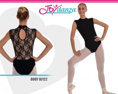 Body danza dorso in pizzo