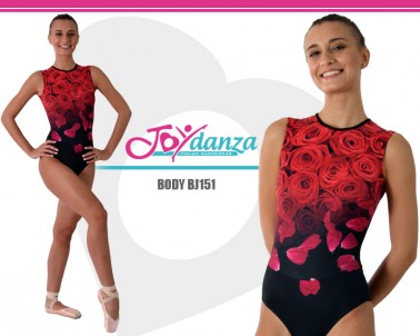 Body Danza personalizzabile in Tessuto Stampato