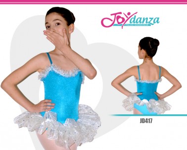 Tutù danza laminato con gonna organza