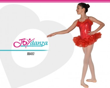 Tutù danza laminato con gonna organza