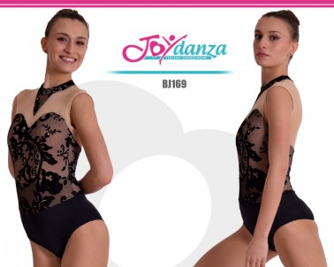 Dance body with belen patterned inserts