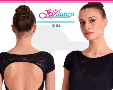 half sleeve lace neckline bodysuit