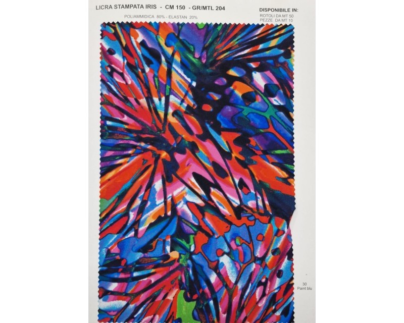 Lycra Stampata Iris