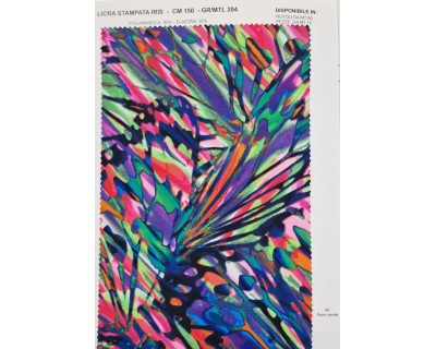 Lycra Stampata Iris