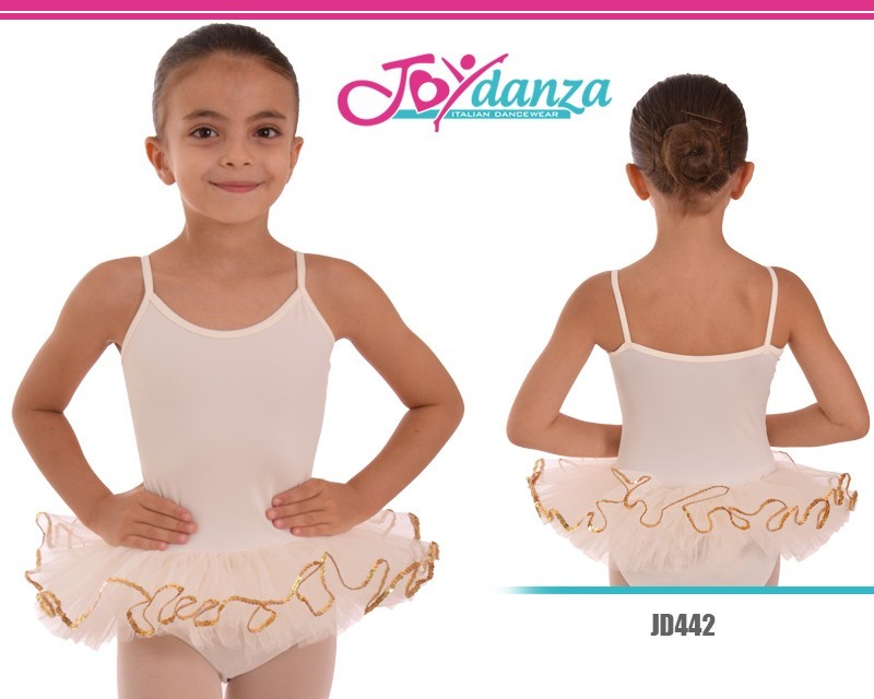 Tutù danza per bambina con paillettes